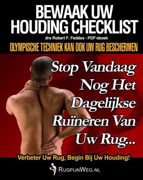 Bewaak Uw Houding Checklist Rugpijnweg