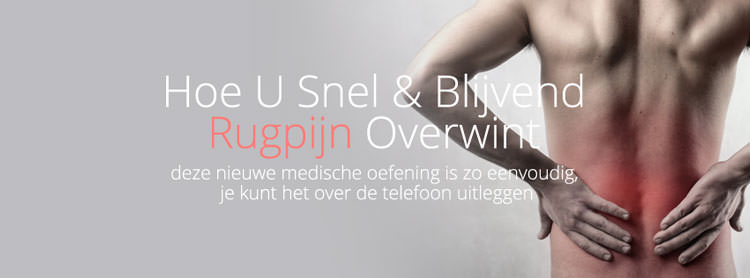 Rugpijn Banner